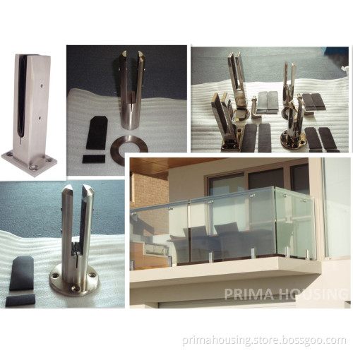 Frameless Glass Balustrade with Bolt Free Spigots (PR-1022)